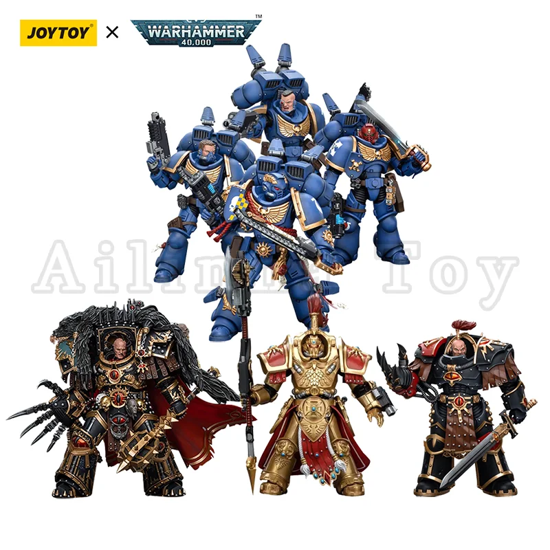 JOYTOY 1/18 Action Figures 40K The Horus Heresy Tyranids Hive Fleet Warmaster Horus Agemman Anime Model For Gift