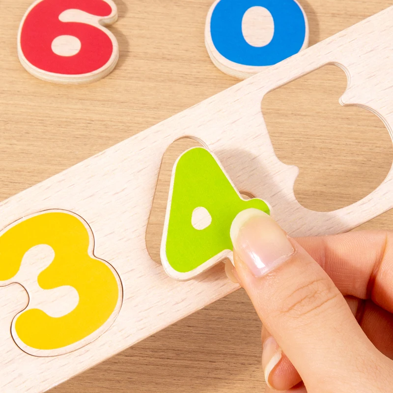 Montessori adição e subtração de números brinquedos matemáticos para crianças cor cognição aprendizagem placa brinquedos jogo de contagem de madeira