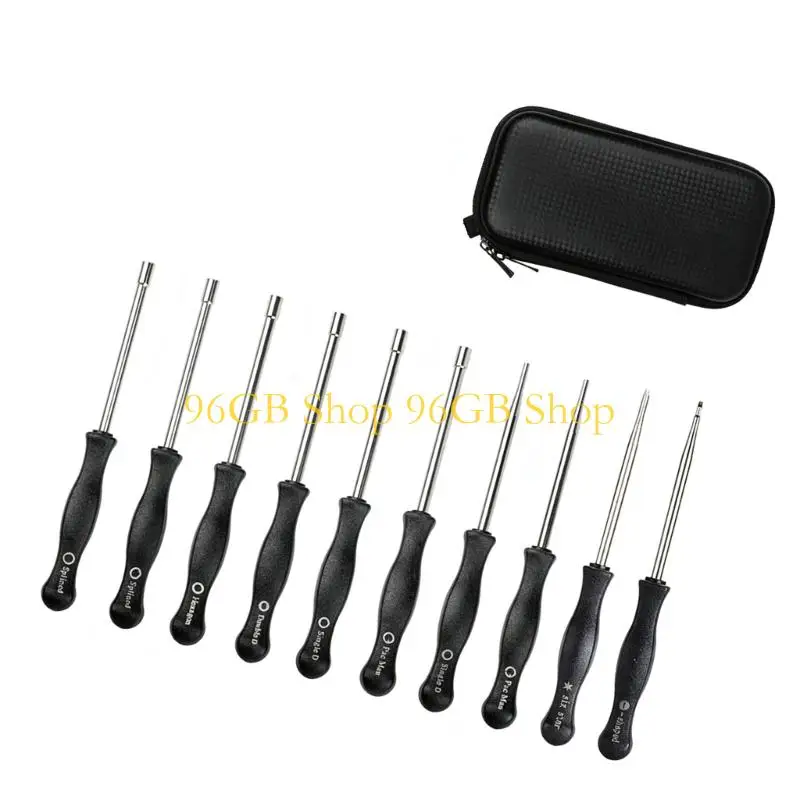 96GB Carburetor Adjustment Screwdriver Set, 10 Piece Assorted Tip