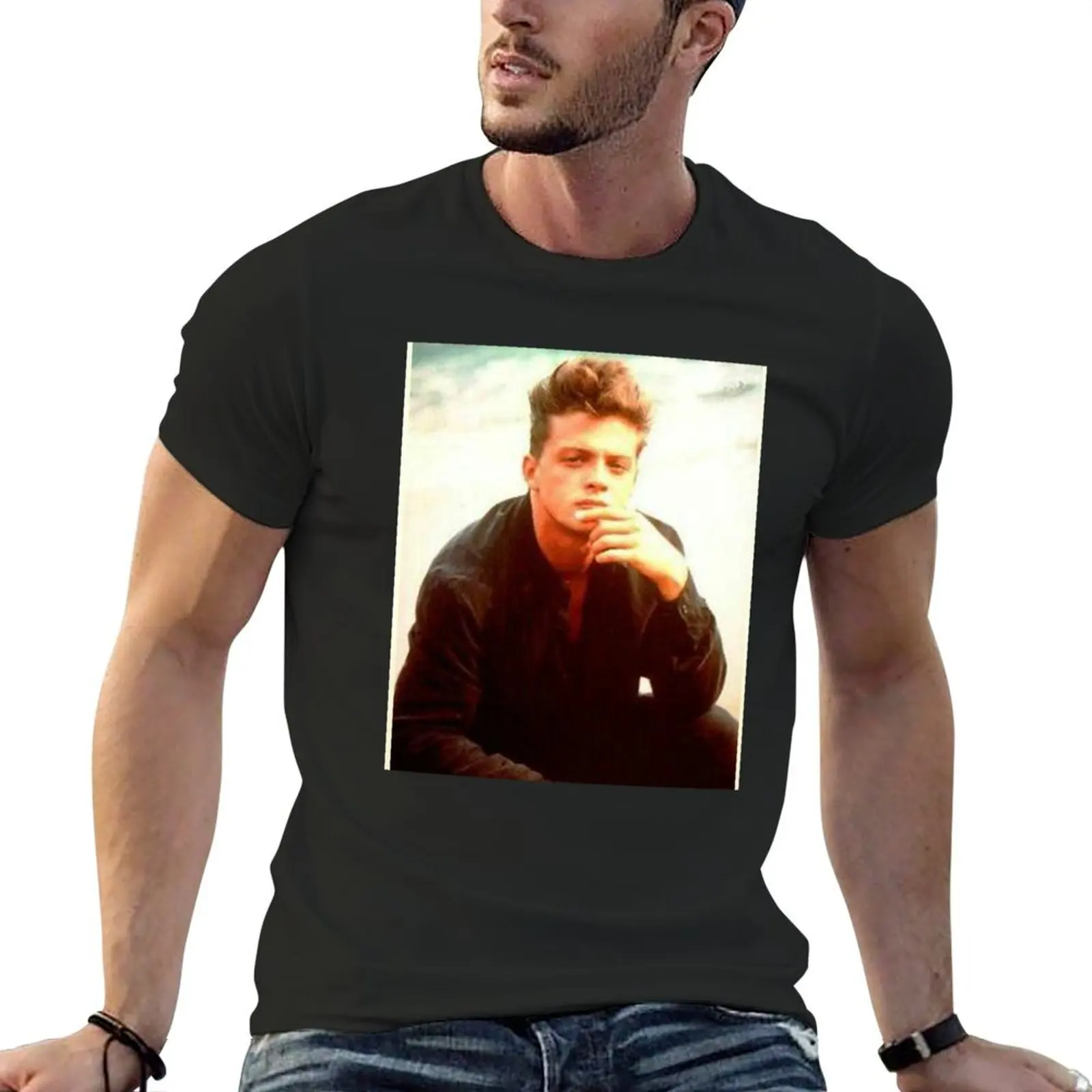 Luis Miguel T-Shirt customs basketball graphic tees anime clothes fitted t shirts for men