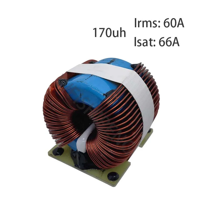 170uh60A high-power flat wire magnetic ring inductor, flat coil iron silicon