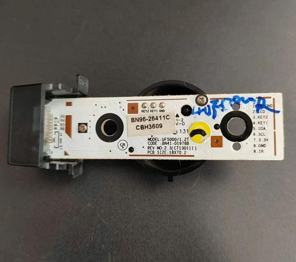 サムスンテレビ IR センサーボード BN41-01976B BN96-26411C UF5000 魔女ボタン回路基板 UN32F5000AF UN32F5050AF BN96-26411B