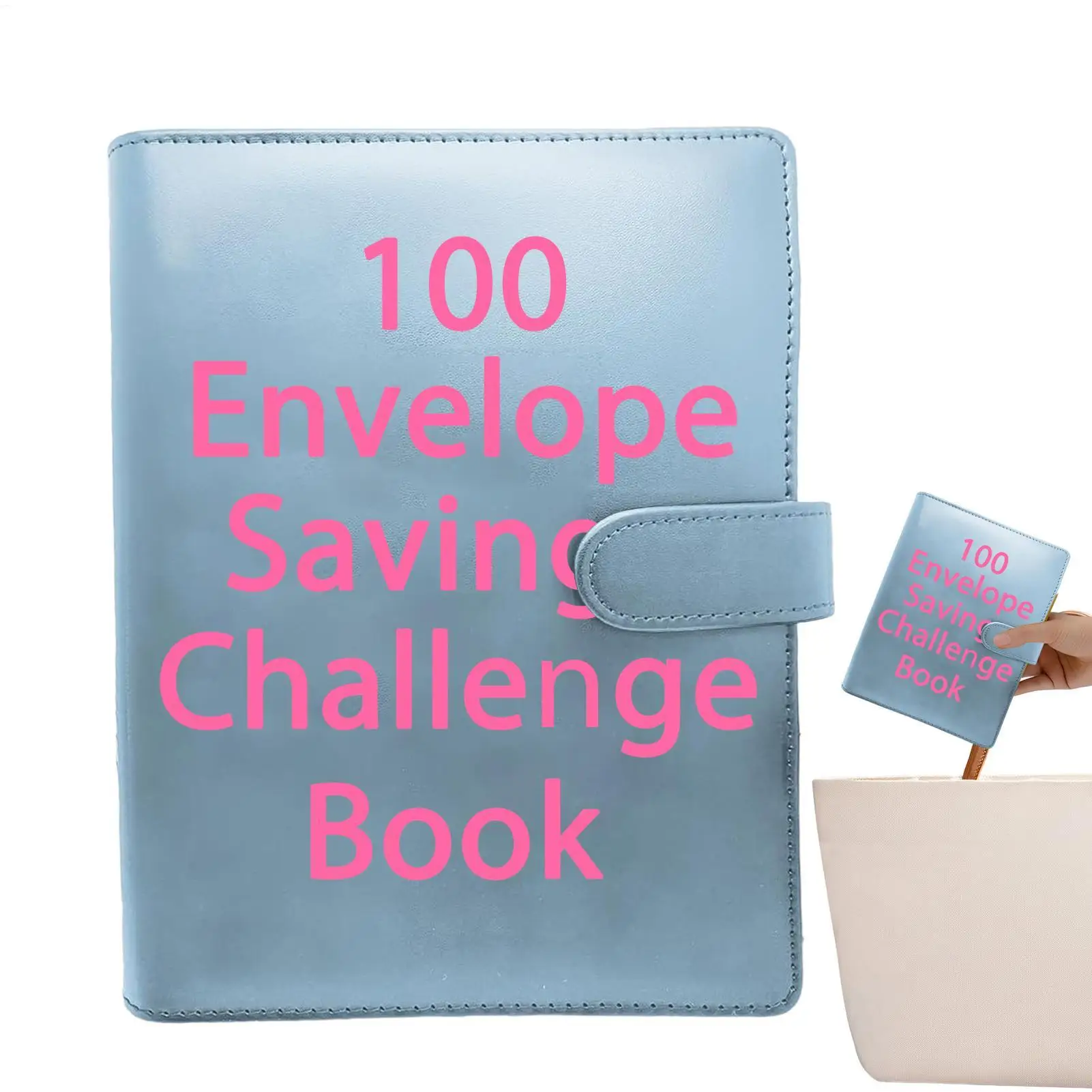 100 Envelope Challenge Binder Save Savings Challenges LooseLeaf Binder Budget Binder With Cash Envelopes Money Organizer System view 2