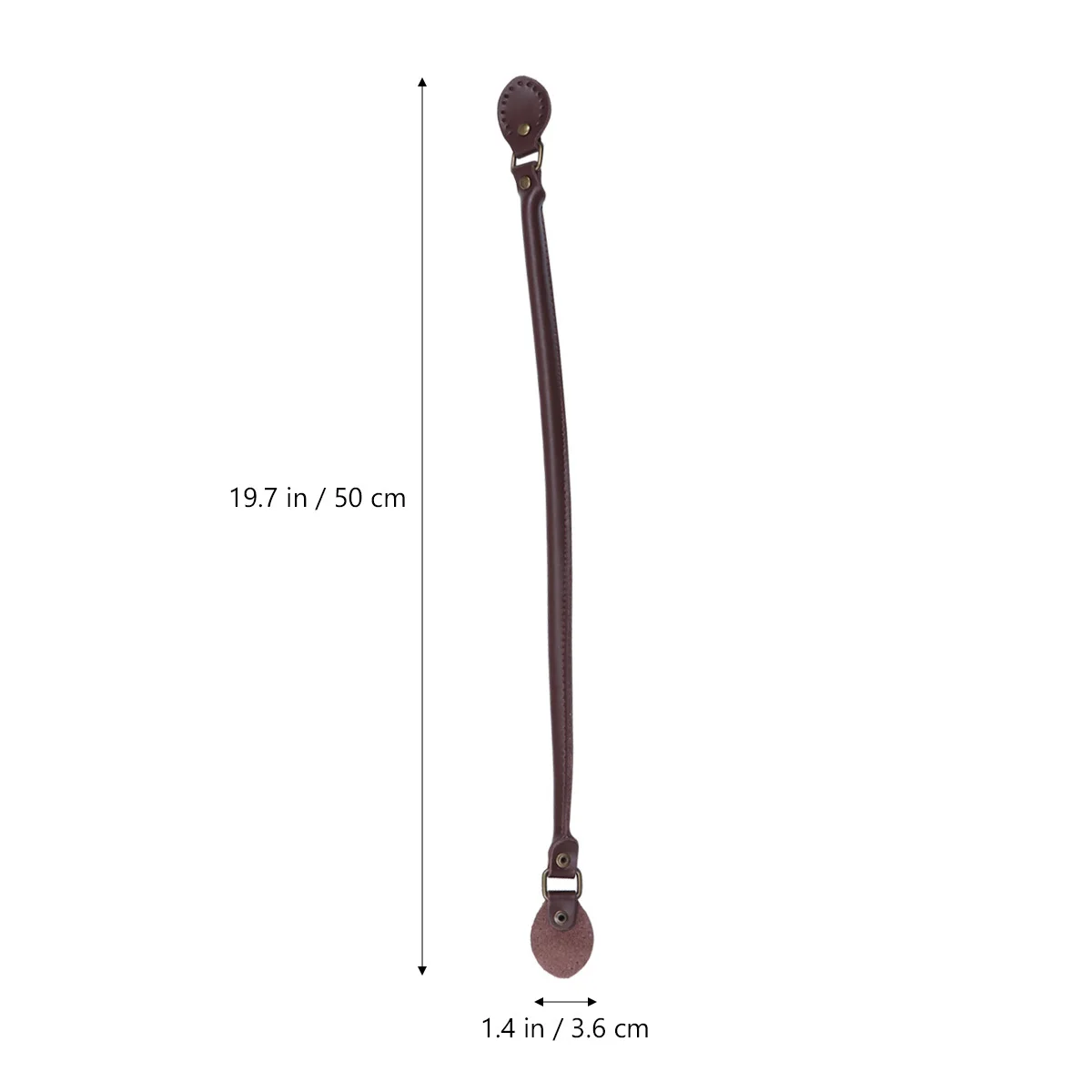 

1 Pair 50Cm Thickened Bag Strap Replacement Diy Sewing Handle For Tote Shoulder Crossbody Pouch Light Coffee Handbag