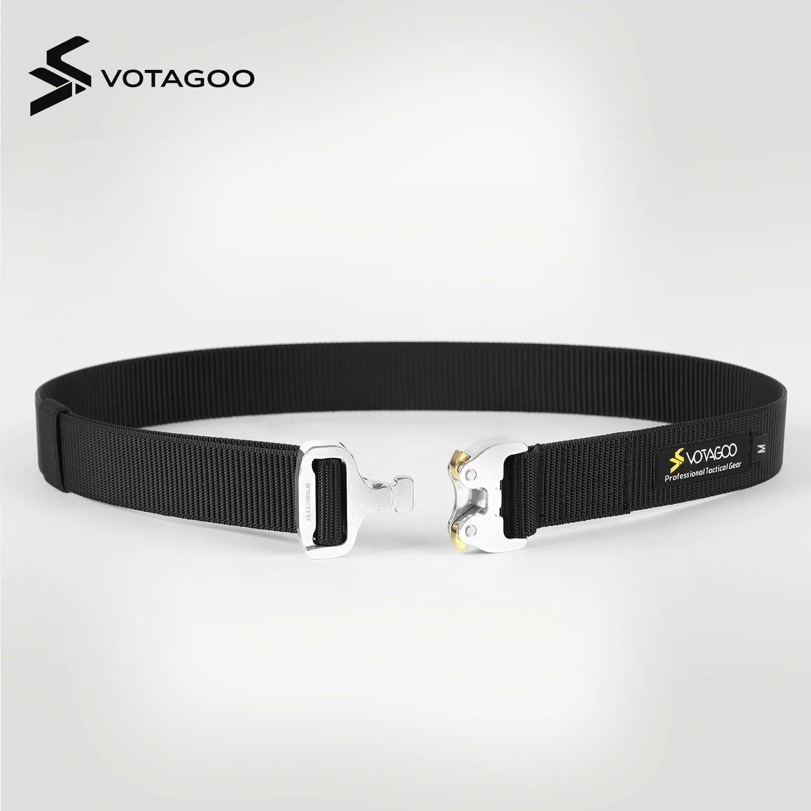 VOTAGOO Authentic AustriAlpin COBRA Buckle Tactical Belt for Men Commuting Training Outdoor Heavy Duty Quick Release