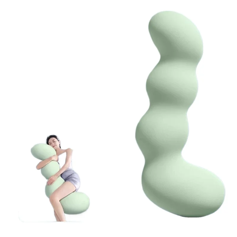 Ice Silk Throw Pillow Sleeping Pillow Side Sleep on The Bed Leg Pinch Artifact Pillow Cool Strip Dismantling and Washing Sofa