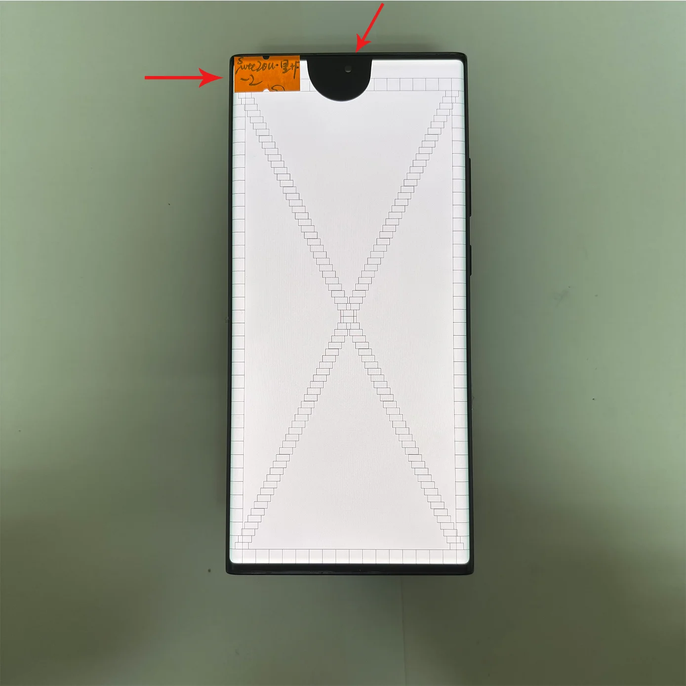 Super AMOLED For Samsung Galaxy Note 20 Ultra  Display Touch Screen  With Lines Digitizer Assembly LCD Display