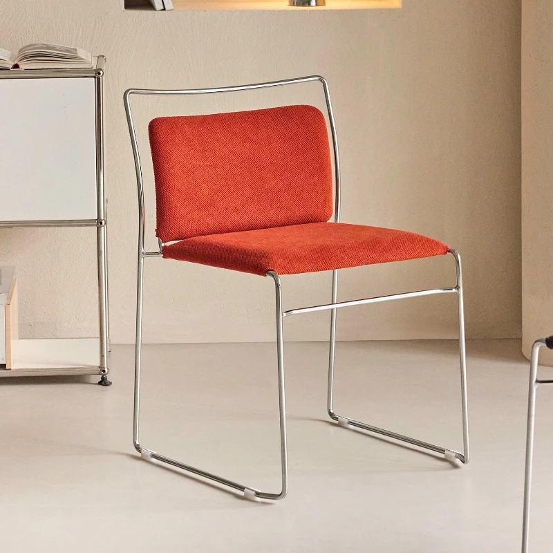 

Modern Chairs Home Restaurant Designer Minimalist Stool Bauhaus Backrest Dining Chair Dining Table Chair