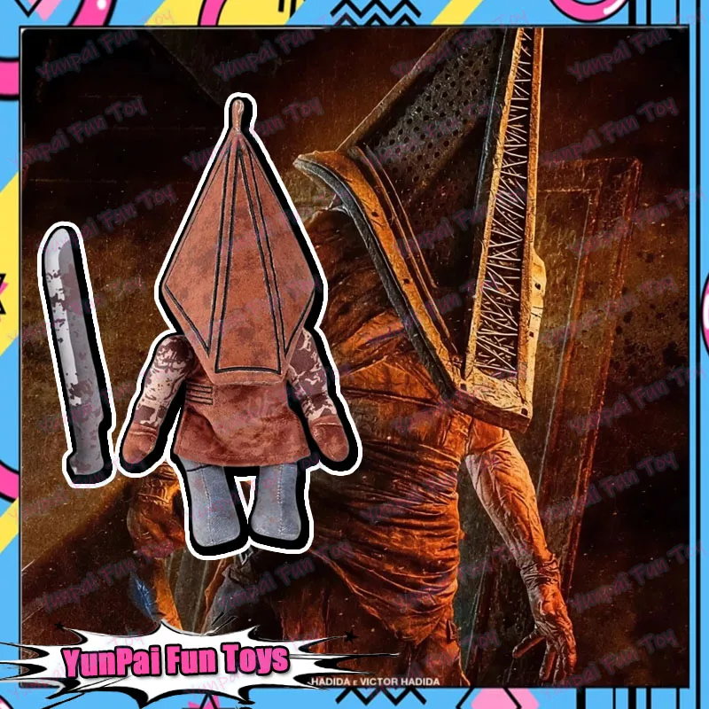 Red Pyramid Thing Plush Doll Silent Hill Soft Stuffed Toy Creative Horror Game Peripheral Collectible Decor Gift For Fans