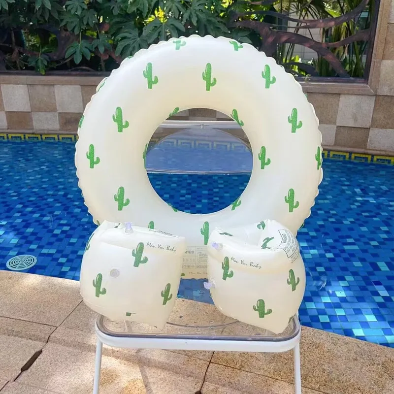 Anel inflável listrado vintage para crianças e adultos, flutuador de piscina, voltas, água, esporte, círculo, festa na piscina