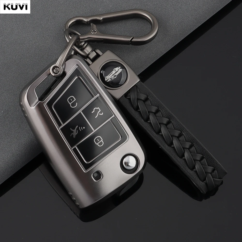 3 4 Tasten TPU Autoschlüsselhülle für VW Volkswagen Golf 7 MK7 Tiguan MK2 für Seat Ateca Leon FR 2 Ibiza Skoda Octavia Kodiaq