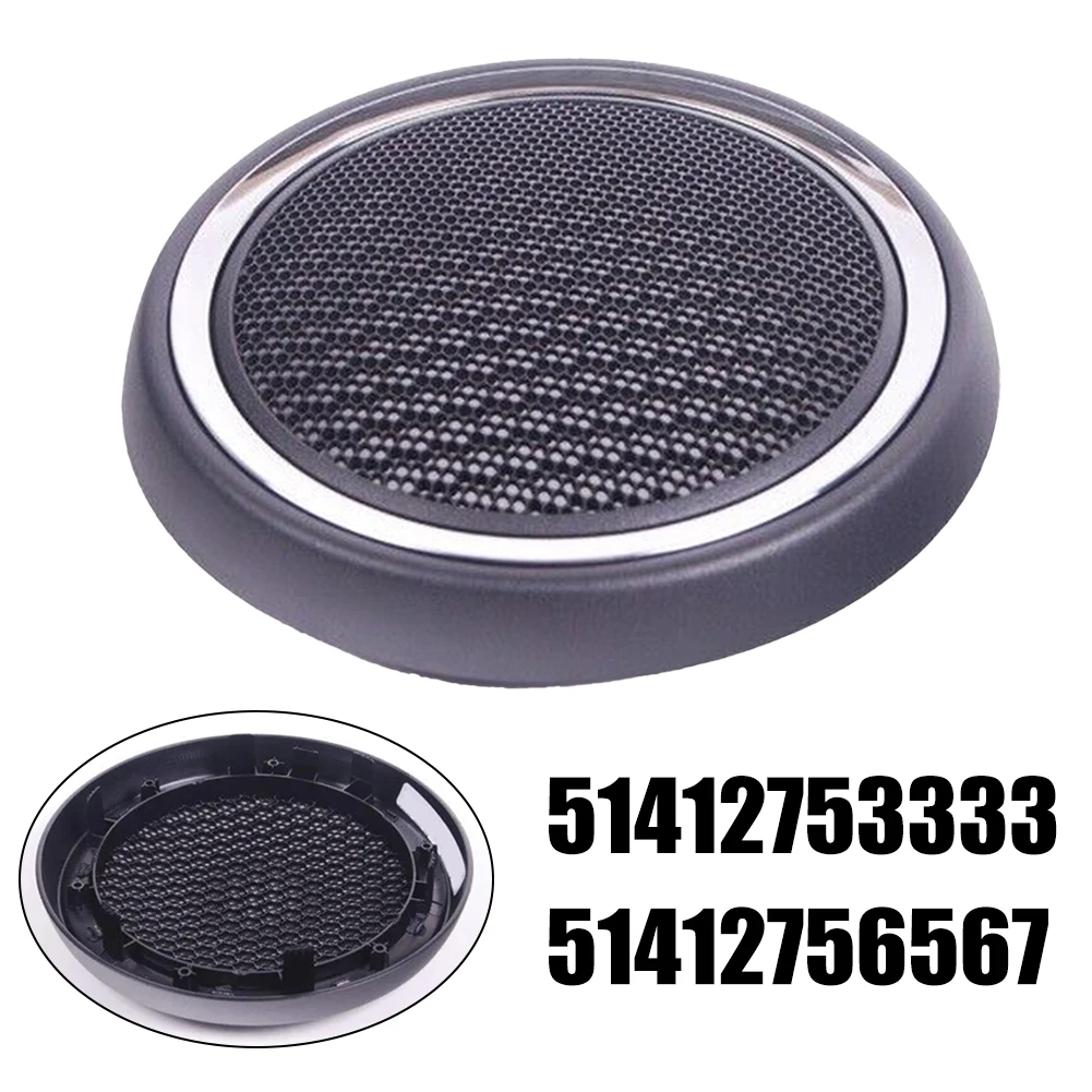 Premium Front Door Speaker Cover For R55R59 For BMW For Mini 51412753333 51412756567 Higher Grade Electric Components Silver