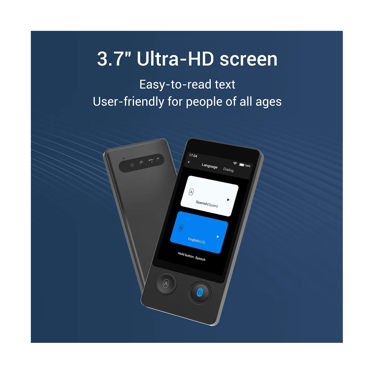 Imagem -05 - Dispositivo Inteligente Tradutor de Voz Tradução em Tempo Real Foto de Texto 144 Língua Nacional Tradutor de Simulação W12