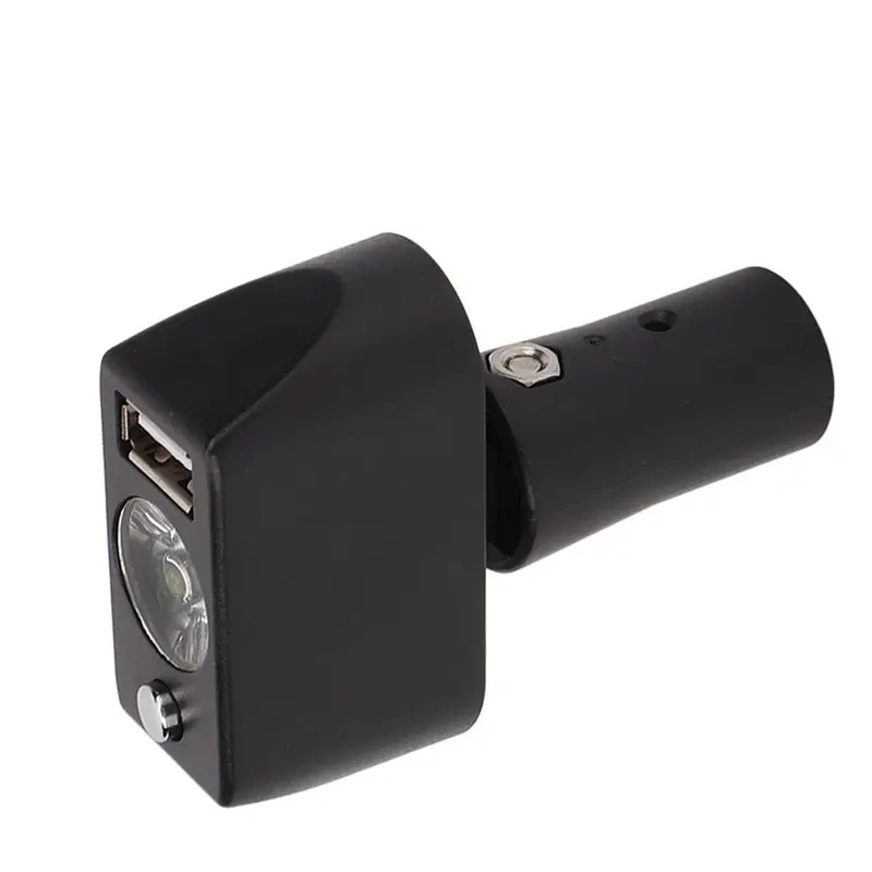 A02M-Electric Wheelchair Light 3 Pin XLR,USB Charging Adjustable Angle LED Power Wheelchair Lighting Controller For Night