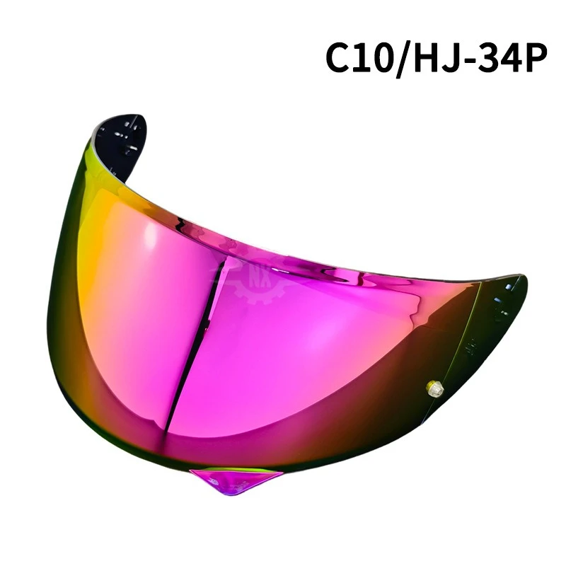 Customized Adaptation for C10 Helmet Lens HJ-34P Day and Night Universal Color-changing Film Anti-fog Film Aurora