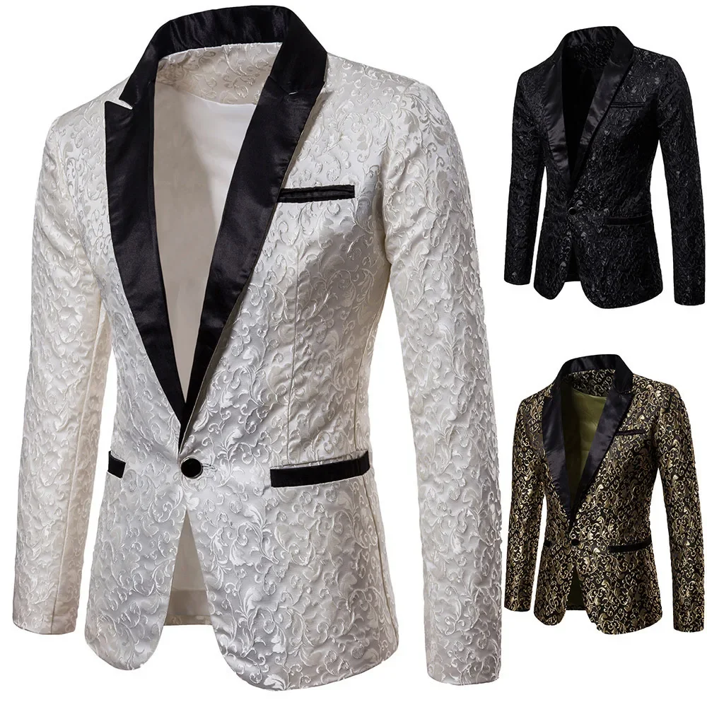 

2023 Spring and Autumn New Men's Colored Suit Fashion Casual Comfortable Suit Coat