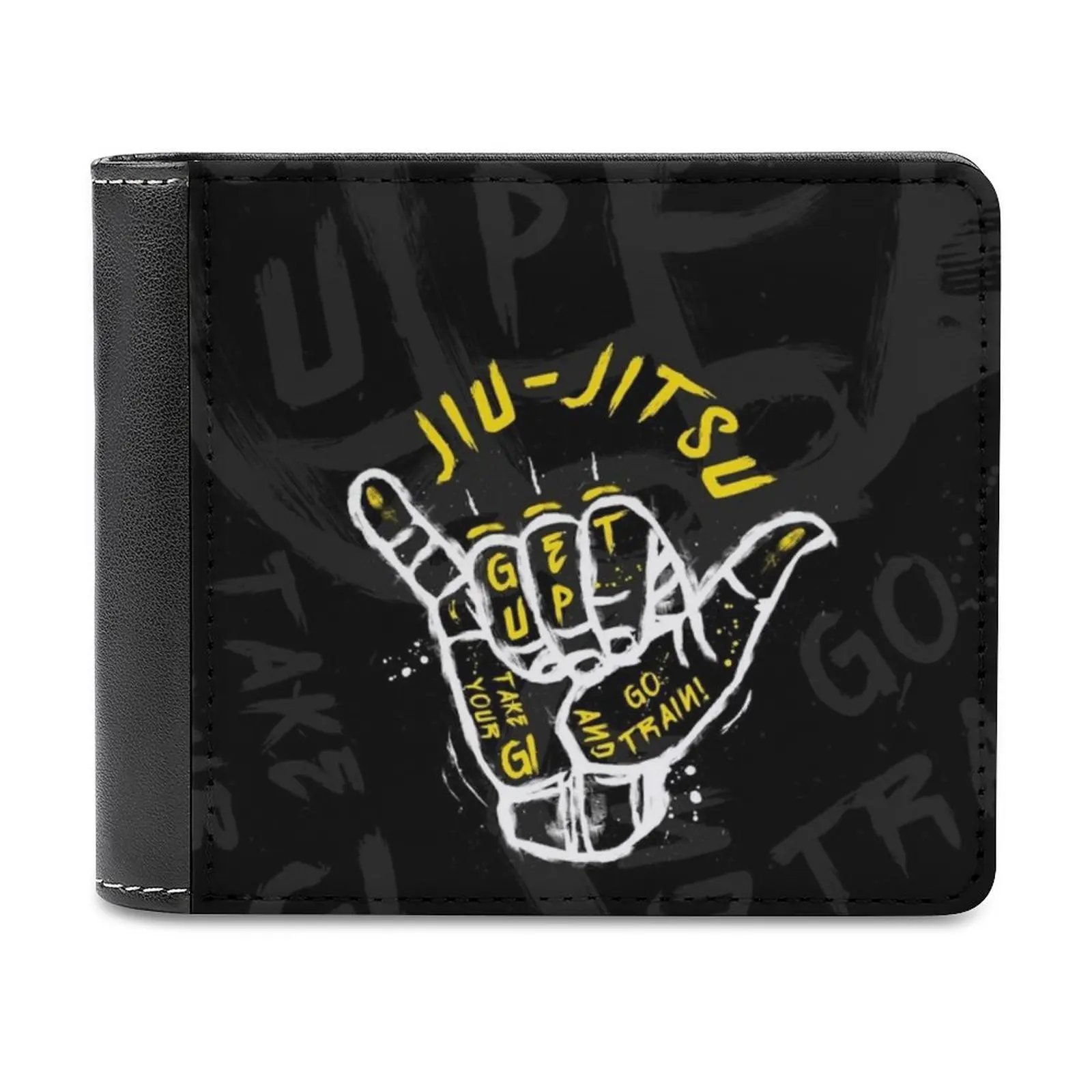 

Джиу-джитсу. Мягкие мужские кошельки Go Train 2, новый кошелек, держатели для кредитных карт, мужские кошельки, мужской кошелек Bjj Jiu Jitsu Jiujitsu Martial