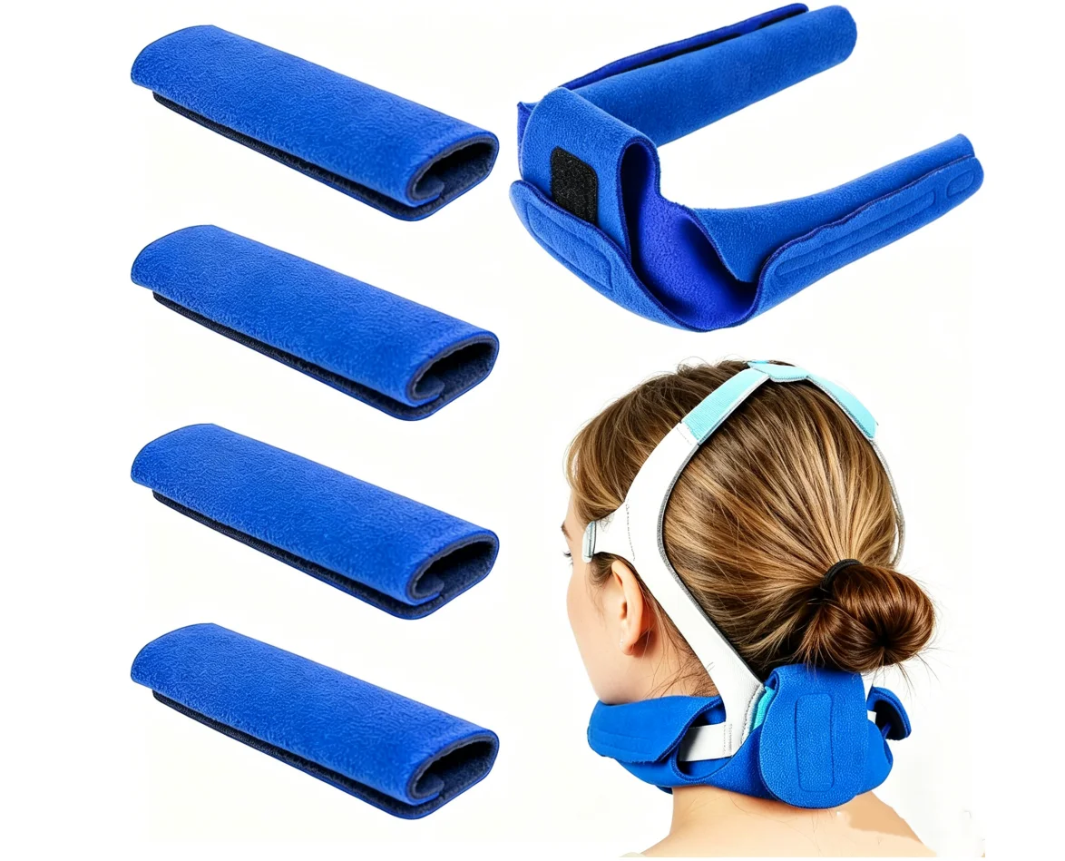 CPAP Strap Pads Soft Fleece Mask Headgear Cushion Covers, Reusable Comfort Neck Cheek Protector Wrap to Reduce Red Marks & Skin