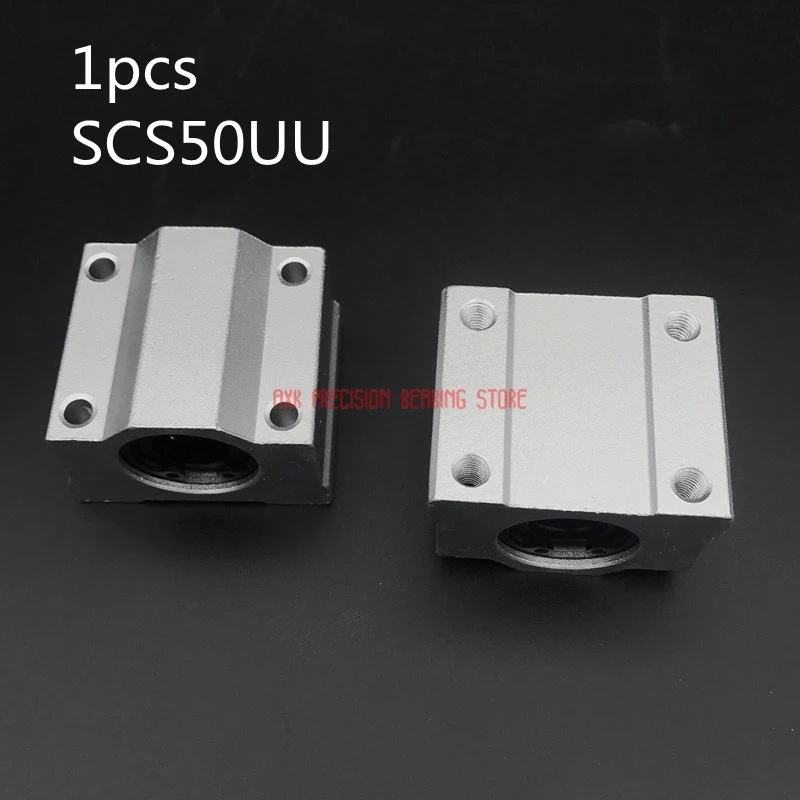 

Линейная направляющая AXK, 1 шт. X Sc50uu Scs50uu Sc50 Scs50, 50 мм, шарикоподшипник линейного движения, скользящая втулка, вал для деталей с ЧПУ, высокое качество