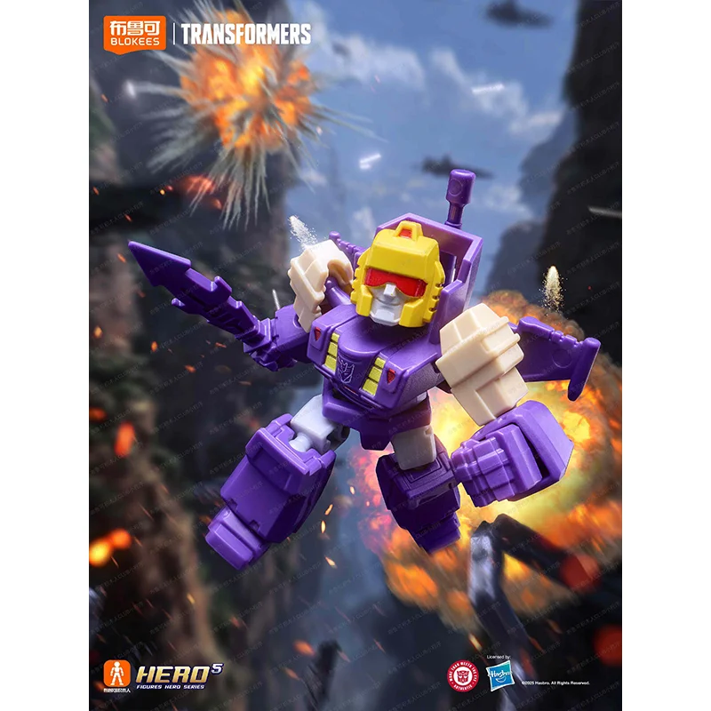 Original Blokees Transformers Defender Version Vol.4 Blind Box Toys Megatron Assembly Model Kit Mystery Box Action Figure Gifts