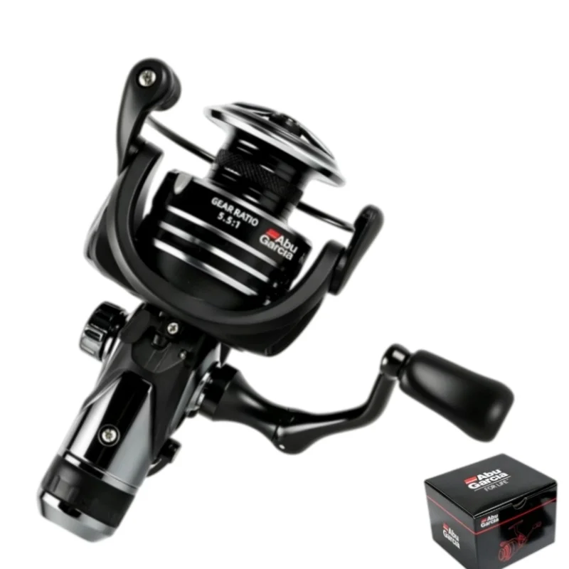 ABU GARCIA 3000-5000 Spinnrolle 5,5:1 Übersetzungsverhältnis CNC Aluminiumlegierung Spule Balancierter Wipper für Barsch, Forelle, Süßwasserfischen – Detail 3
