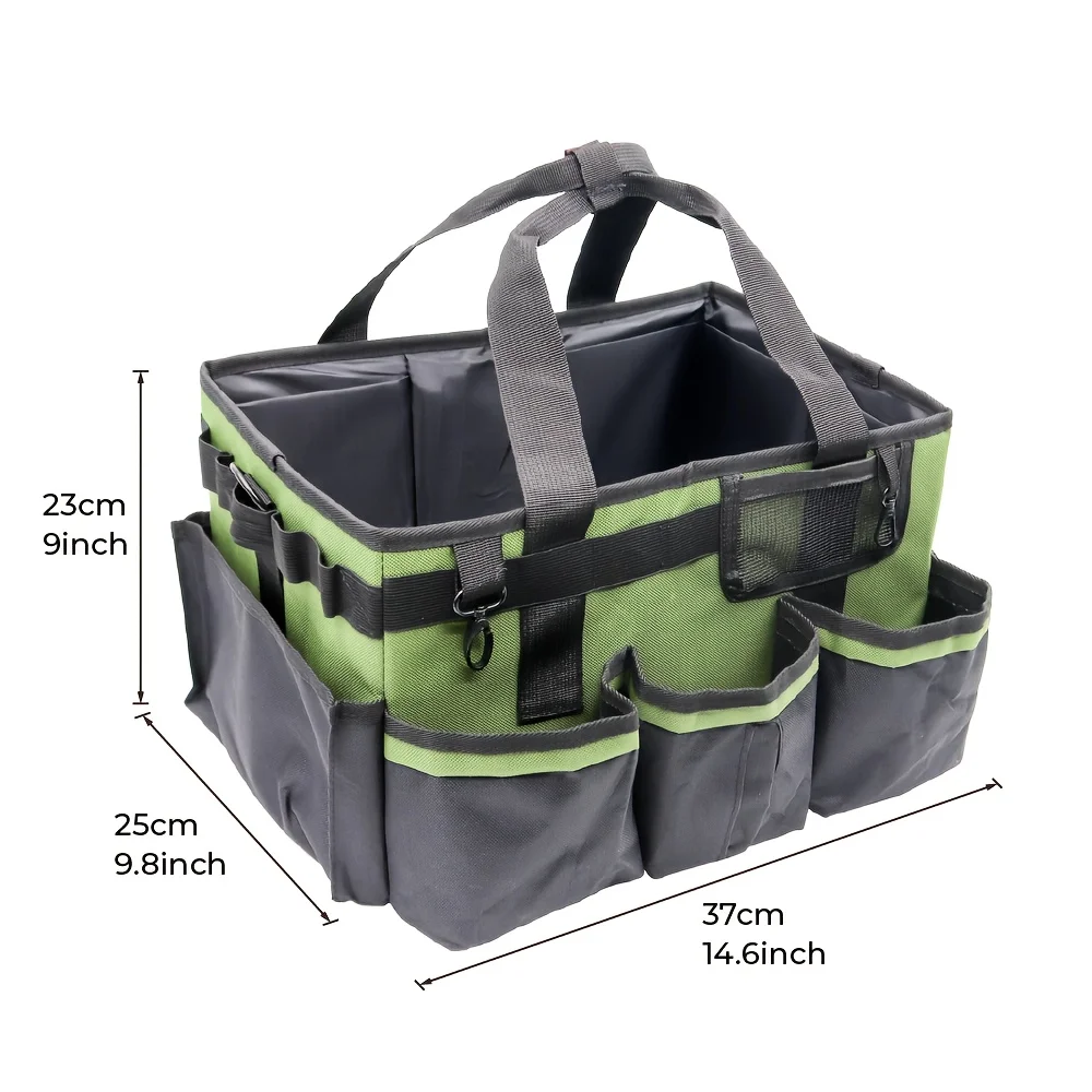 TORGWIN Handbag 14.6 inch Large Capacity Cleaning Bag Tool Storage with Adjustable Shoulder Strap Multi-functional