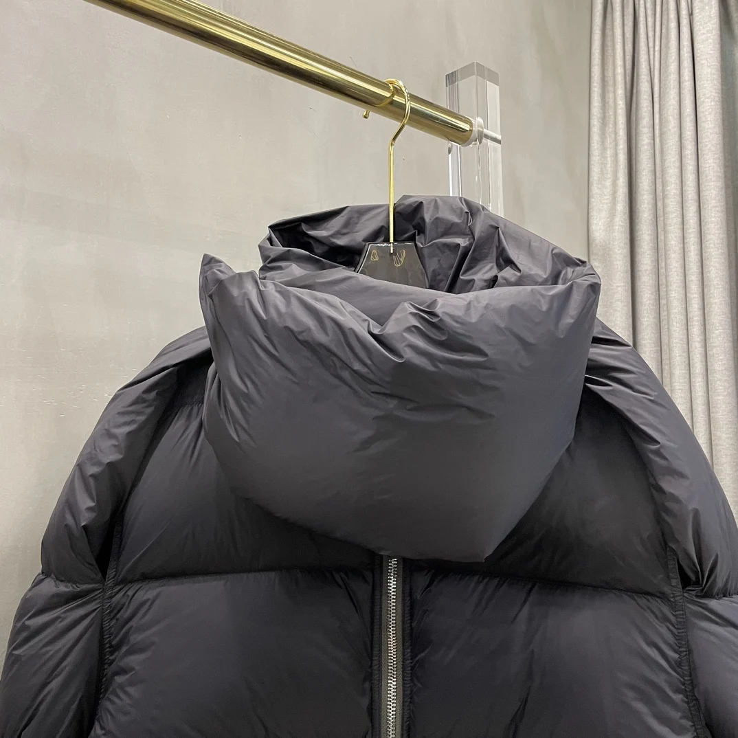 2025 ملابس نسائية أوزة أسفل اضافية طويلة الأكمام طوق كبير قصير أسفل سترة شتاء جديد 1104 #5