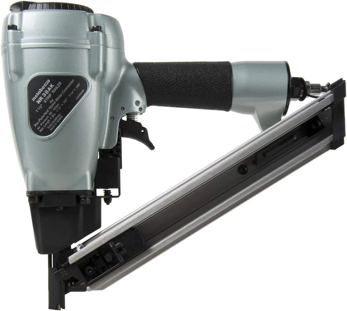 Metal Connector Nailer Pro Preferred Brand of Pneumatic Nailers 36 Degree Magazine Accepts up to 1-1/2-Inch Nails