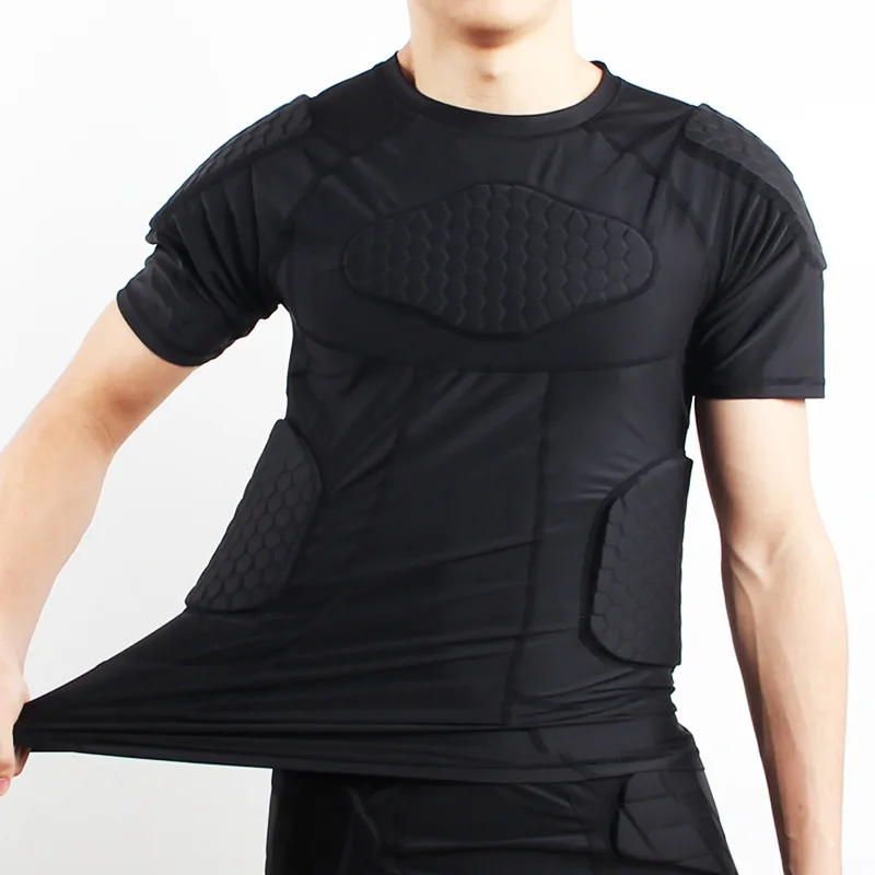 

Adult Men Goalkeeper Body Armor Eva Protector Goalkeeper Apparel Pants Padded Compression Shirt Handheld Rebounder Equipment