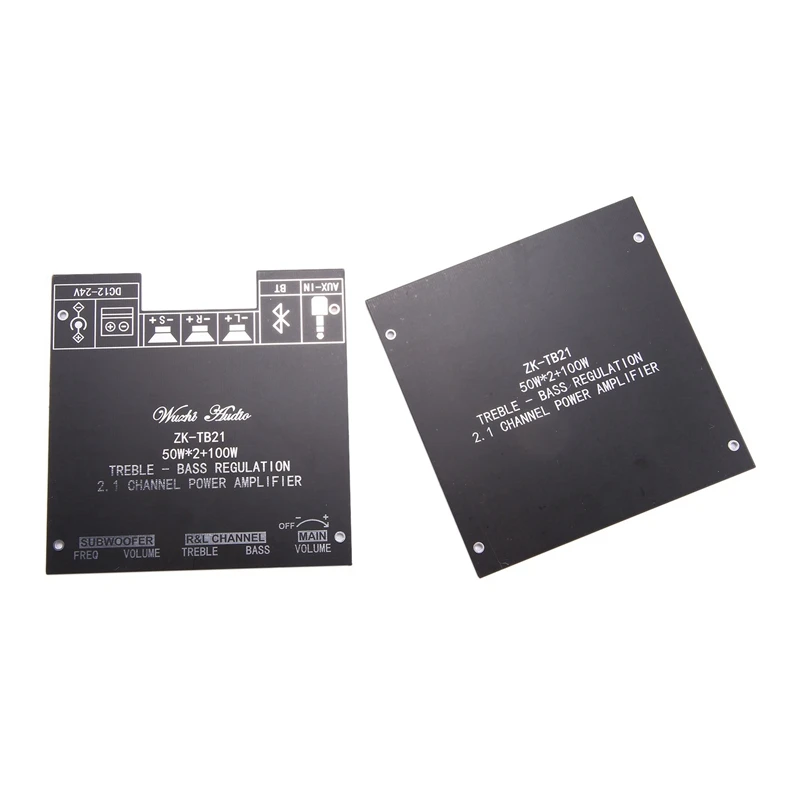 2 шт., драйвер TPA3116D2 Bluetooth 5,0, Плата усилителя сабвуфера 50 Вт x2 + 100 Вт, 2,1 каналов, Плата усилителя мощности аудио стерео