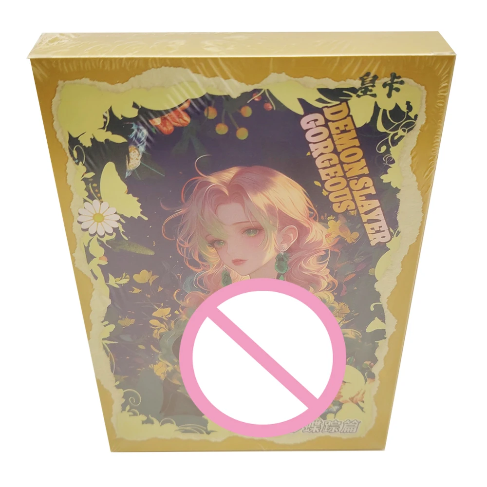 

Demon Slayer Color Paper Collection Card Dreamy Theme Anime Characters Exquisite High Quality Cards Favorite Christmas Gifts
