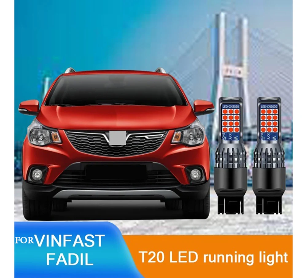 2PCS T20 led Lights for VINFAST FADIL Specially Replace Twilight Front Park Light Day Running Light (Not led Yet)