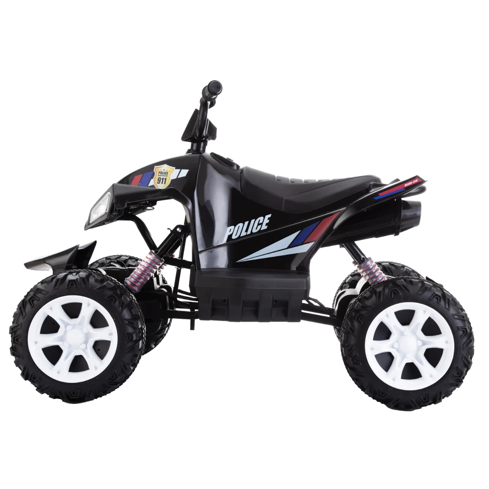 24V 4WD Kids Ride on car, 24V Kids Ride on ATV Powerful 4-Wheeler Easy-Drag Electric Car, Big Battery, Soft Brake, Full Metal