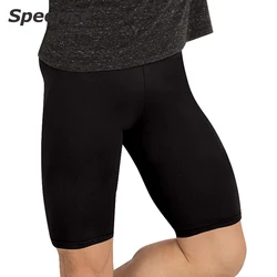 Speerise Knee Length Spandex Leggings Dance Workout for Men Gym Ballet Sportswear Fitness Nylon One-piece Tights Performance