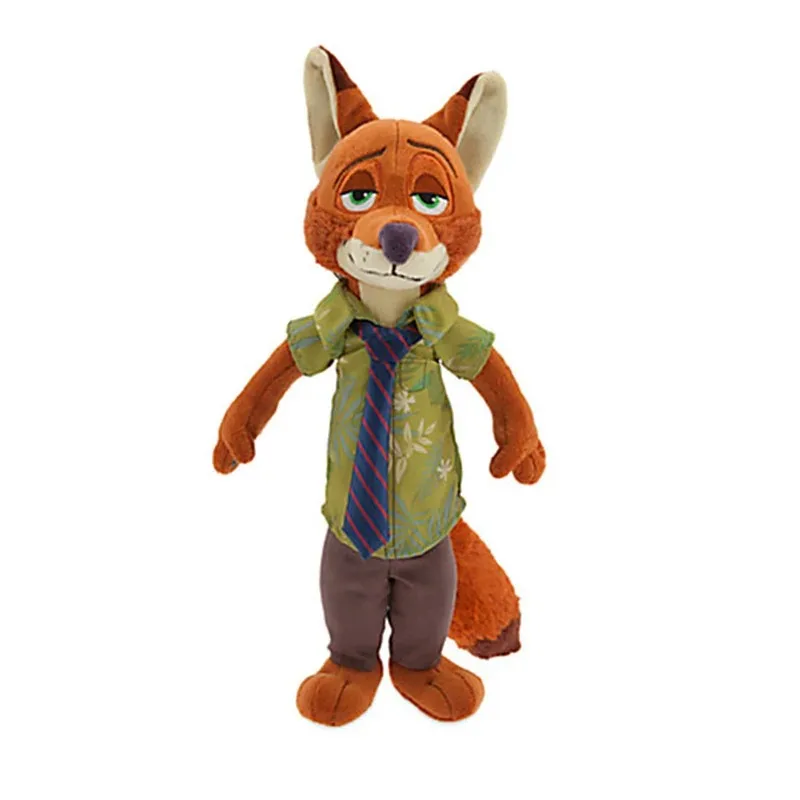 ديزني الكرتون أنيمي فيلم Zootopia ألعاب من نسيج مخملي الثعلب نيك وايلد أرنب جودي هوبس دمية لينة محشوة الحيوانات لعب الاطفال هدايا عيد الميلاد