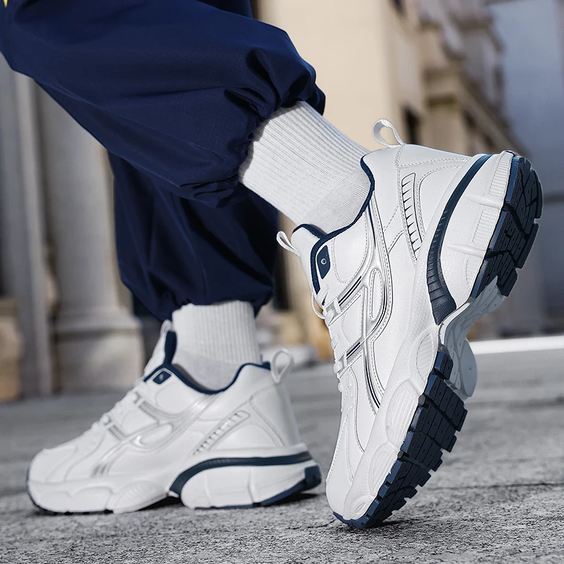 New Men'S Soft Soled Cushioned Running Shoes Anti Slip And Wear-Resistant Casual Shoes Multifunctional Travel And Hiking Shoes