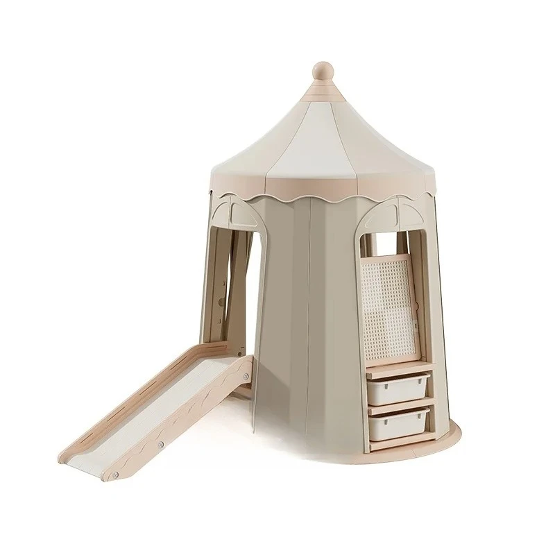 Customizable tent, with hood, suitable for home use, princess castle, universal for boys and girls, with base, children's secret