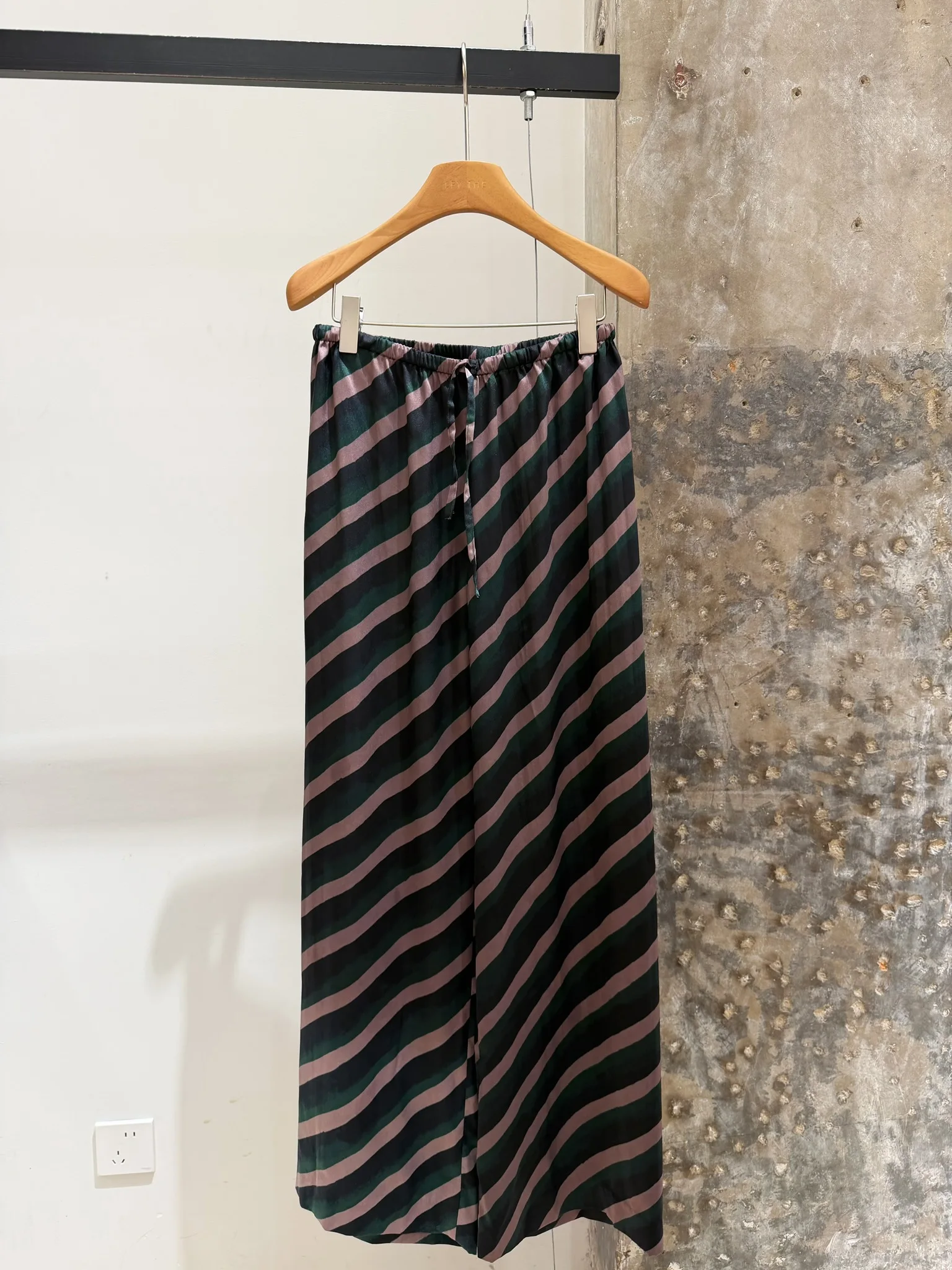 2026 Summer New Striped Versatile Fashion Wide-Leg Pants