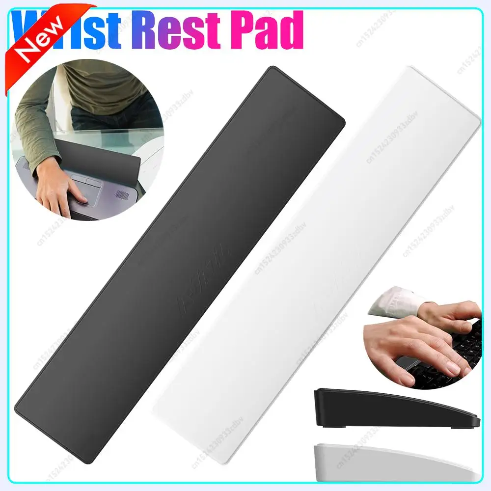 Memory Foam 81 Tasten Tastatur-Handballenauflage PU-Leder Ergonomisches rutschfestes Pad 8 °   Neigbare Handhalterung für TKL-Tastatur mit 81 Tasten