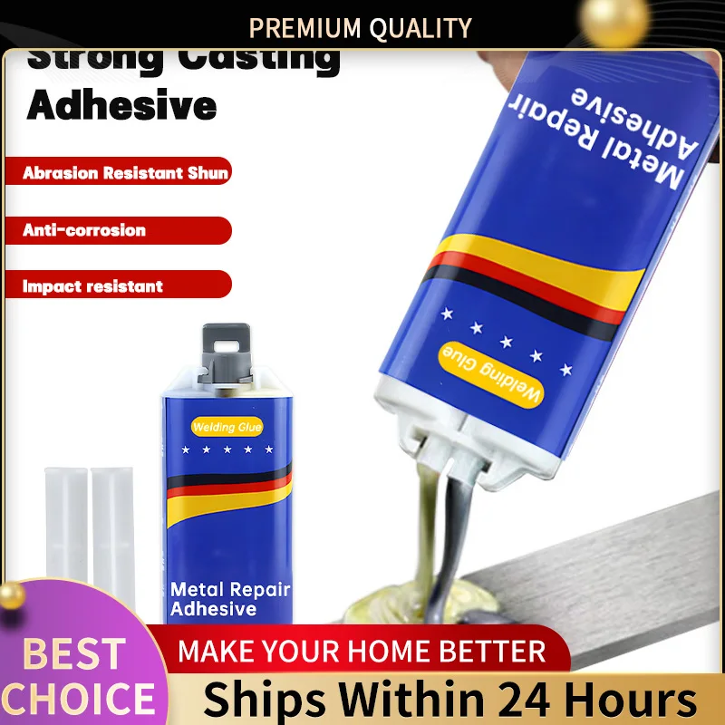 

High Strength Metal Repair Glue Cold Welding Casting Adhesive Sealant Liquid Metal Plastic Repair Tool Kit for DIY Fixing Cars