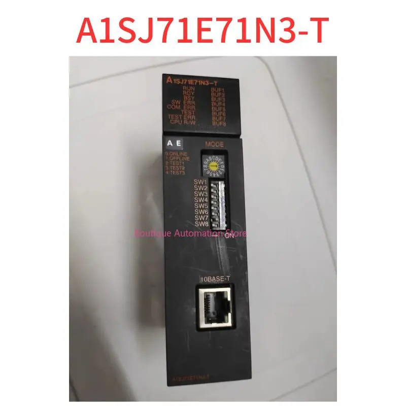 

Used test ok A1SJ71E71N3-T PLC module