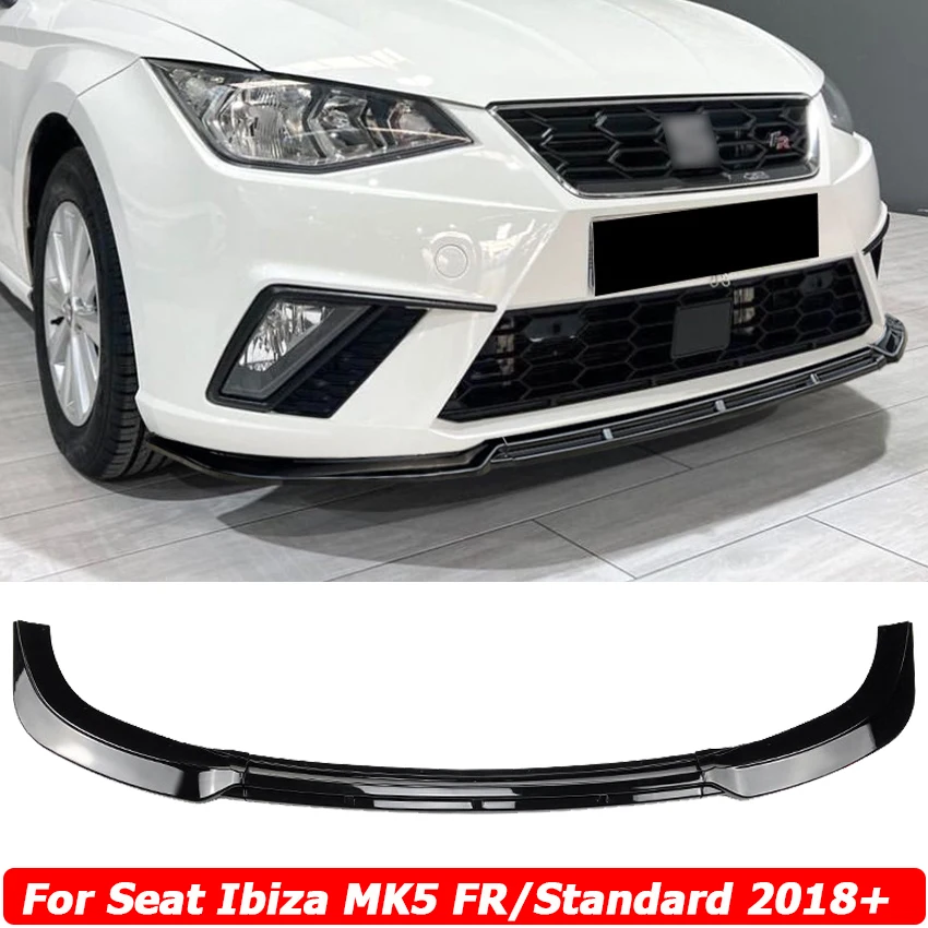 

Front Bumper Lip Side Spoiler Splitter Apron Cover Guard Trim Body Kit For Seat Ibiza MK5 FR/Standard 2018+ Car Accessories