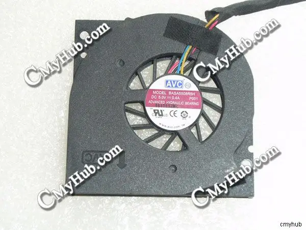 For AVC BASA5508R5H P001 23.10332.001 DC5V 0.4A 55X55X8mm 4Pin 4Wire Cooling Fan BASA5508R5H P001 P/N : 23.10332.001