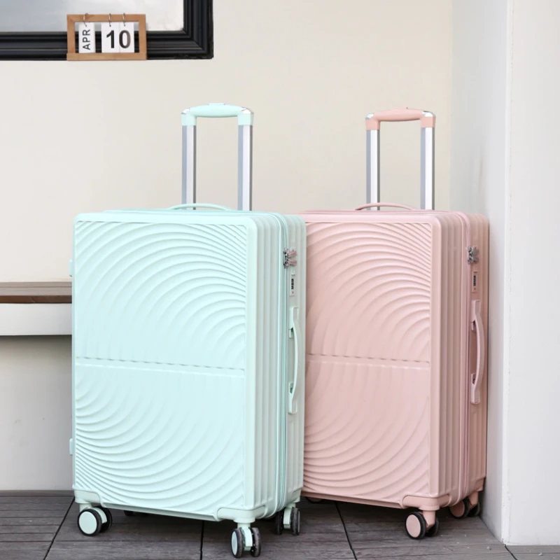 20 22 24 26 Rolling Luggage Travel Suitcase Student Large Capacity Trolley Case High-quality Trunk TSA Password Universal Wheel