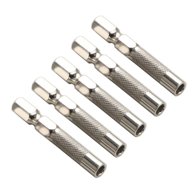 5pcs Hexagonal Shank Adapter для бита и точной отвертки Set M4YD