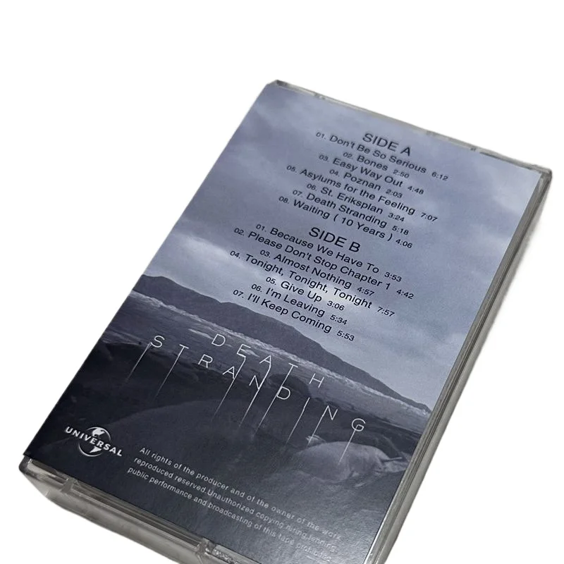 

In Stock Death Stranding Songs from the Video Game Cassette Tape, Game Soundtrack Album, Brand New Sealed Original Tape