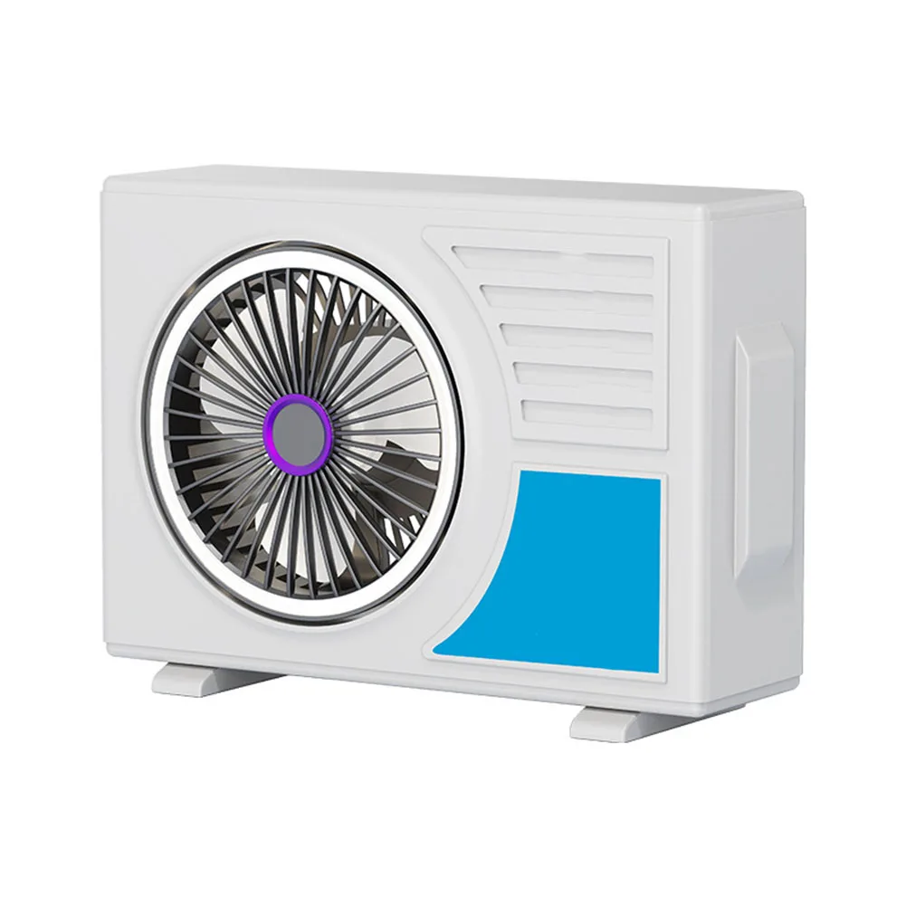 5 Level Adjustable USB Wall Fan for Indoor Air Circulation ABS Material Construction with Simple Wall Mounting Requirements