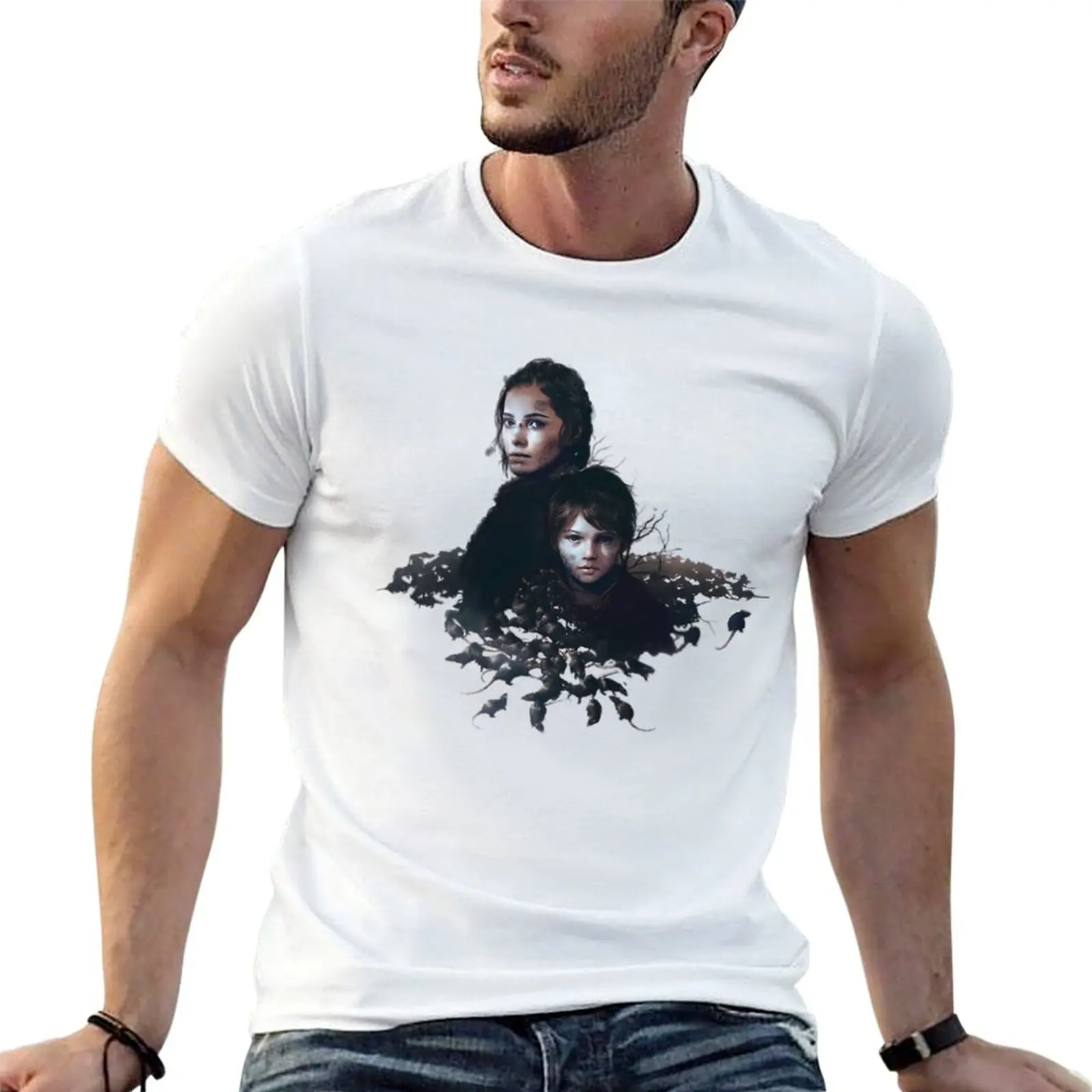 A Plague Tale T-Shirt black cotton t-shirt plain for man package t shirts for man pack cotton cotton t shirts man 100% T-shirt
