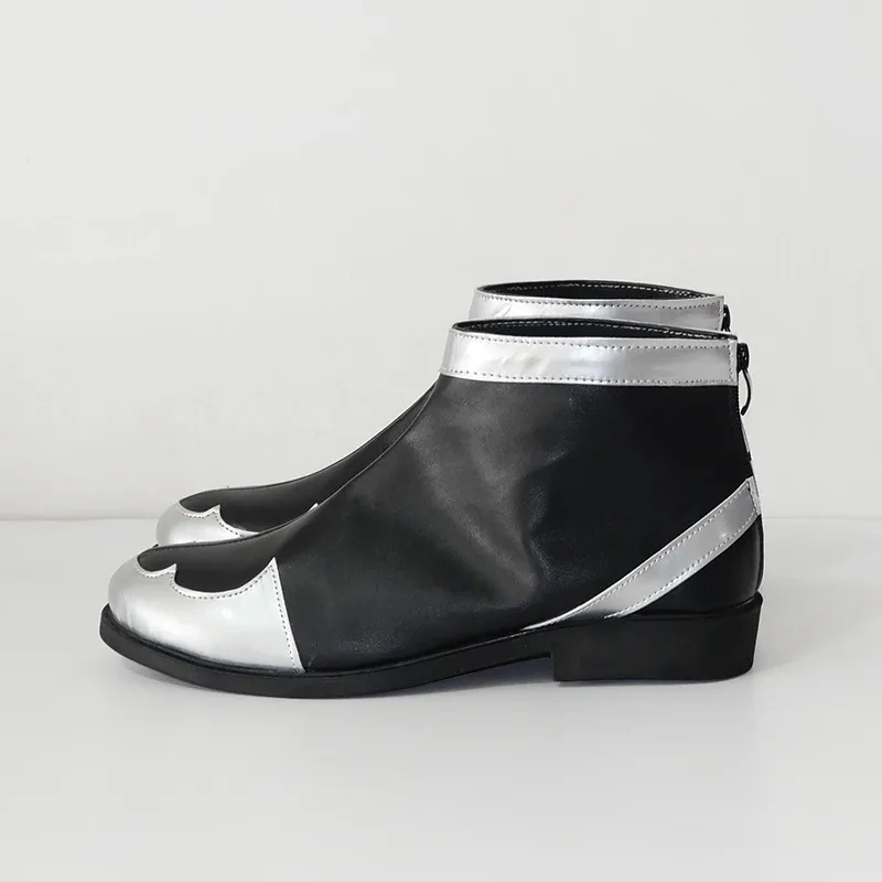 

ff34Bleach: Thousand-Year Blood War TYBW Espada Grimmjow Jaegerjaquez Обувь для косплея Черные ботильоны