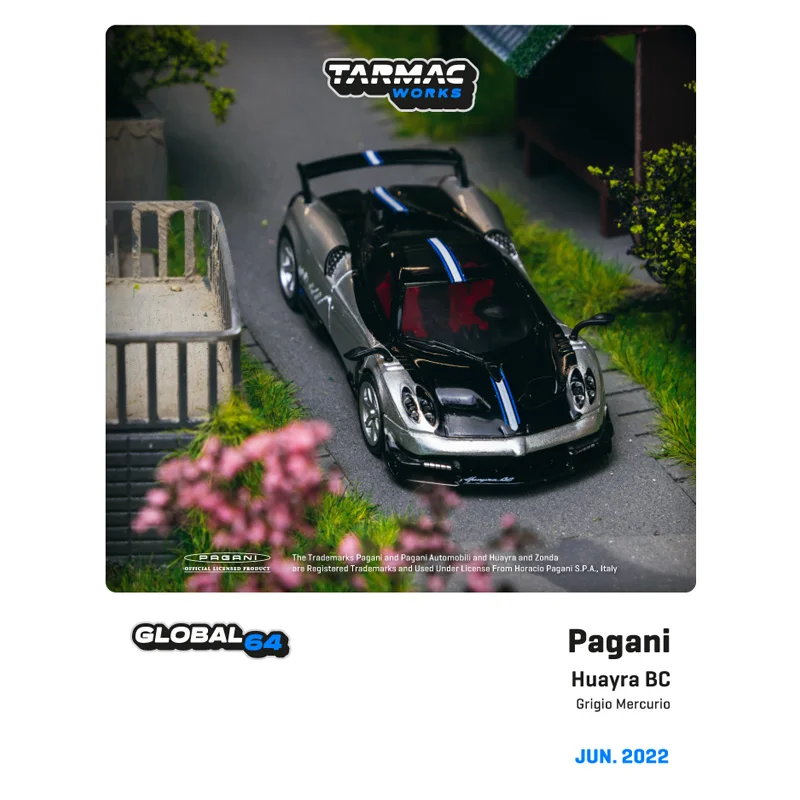 

Tarmac Works TW 1:64 Pagani Huayra BC alloy PAGANI simulation Die-cast alloy car model collection display gifts